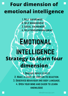 emotional intelligence,s four dimension.