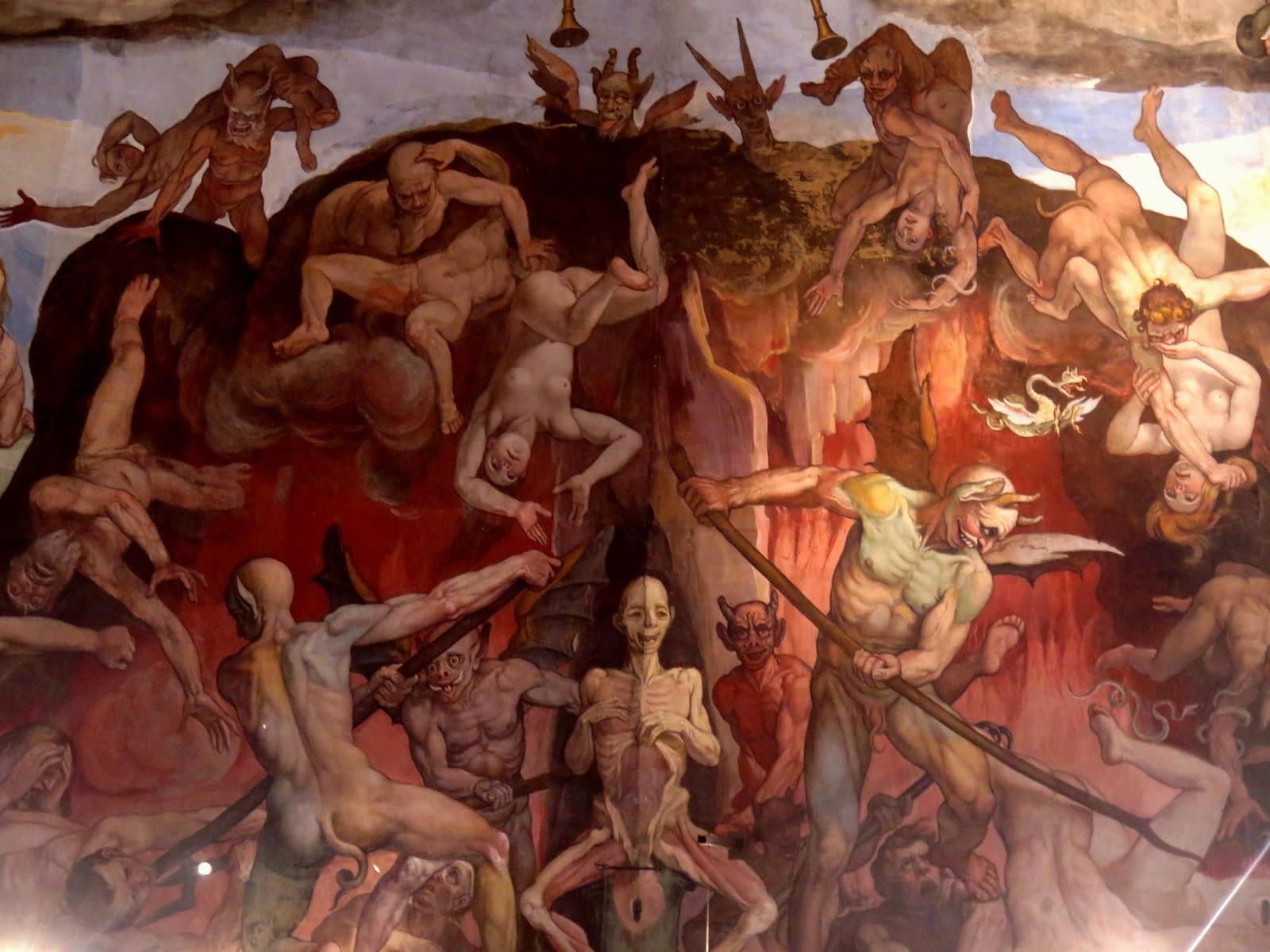 Страшный суд фрагменты. Фреска страшный суд Вазари. Фрески ада. Микеланджело страшный суд фреска. Тициан страшный суд.