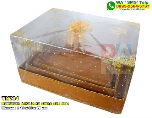 Hantaran Mika Siku Emas Set Isi 3