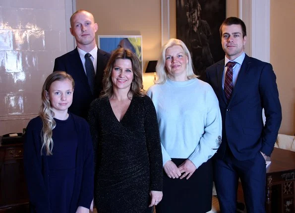 Princess Martha Louise of Norway hosted representatives of 8 organizations that are under her patronage at Oslo Royal Palace