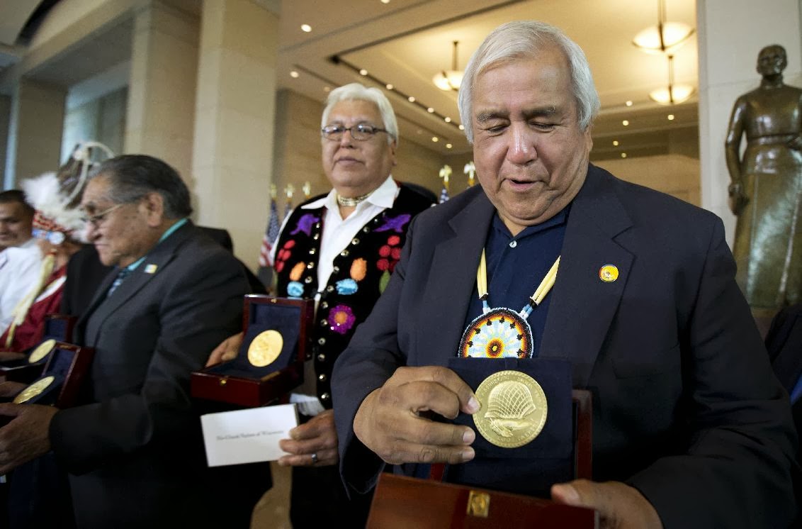 Congressional Gold Medal Code Talkers ceremony //worldwartwo.filminspector.com/2013/08/code-talkers.html