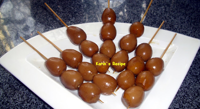 Karin's Recipe: Sate Telur Puyuh Manis (Sweet Quail Eggs 