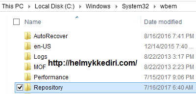 Mengatasi error WMI pada Windows1