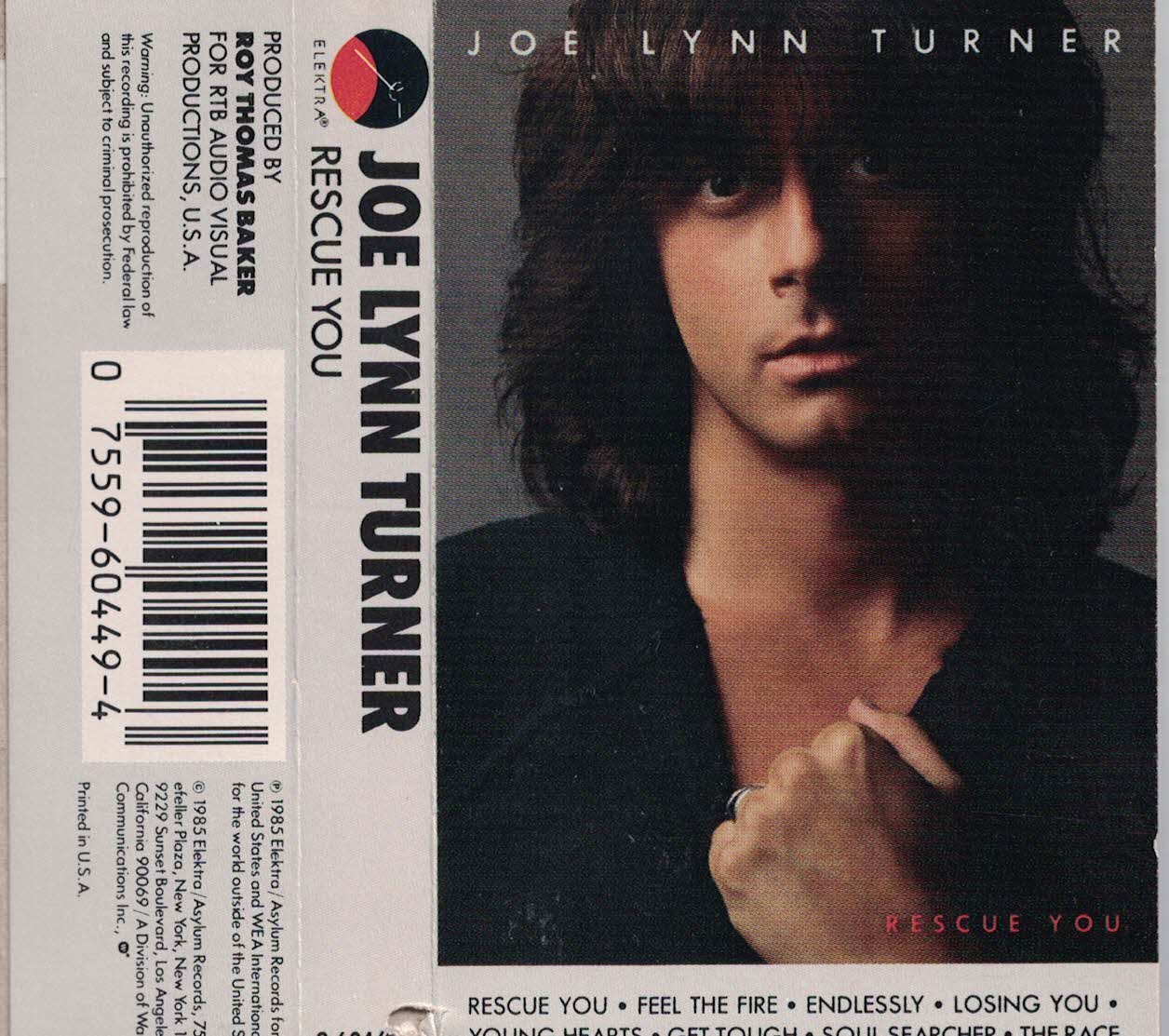 Classic Rock Covers Database Joe Lynn Turner Rescue You (1985)
