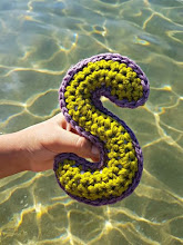 Letra "S" a crochet