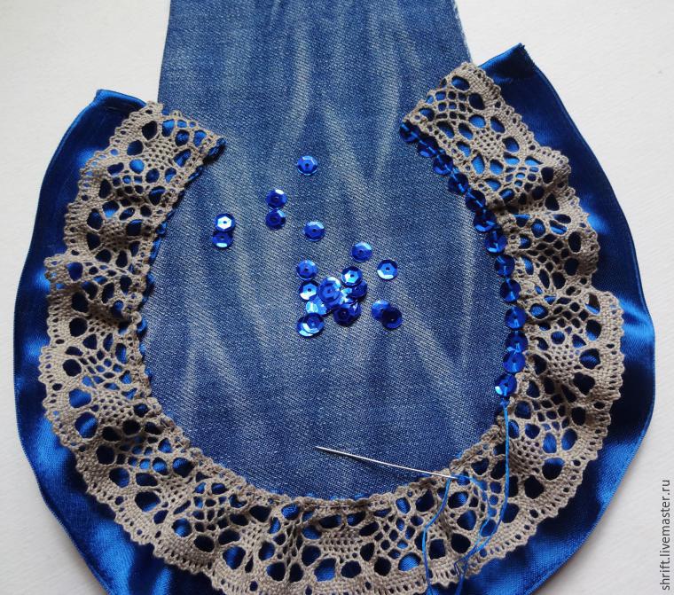 Handbag of old jeans with a strap. Pattern bags. DIY tutorial in pictures.  Сумочка из старых джинсов