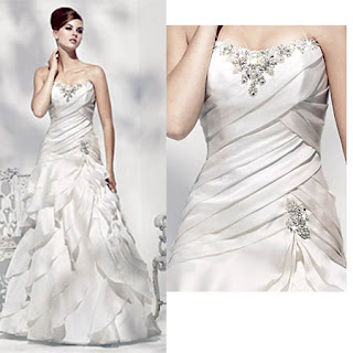 White bridal gowns, beautiful , stylish, trendy, images, pictures