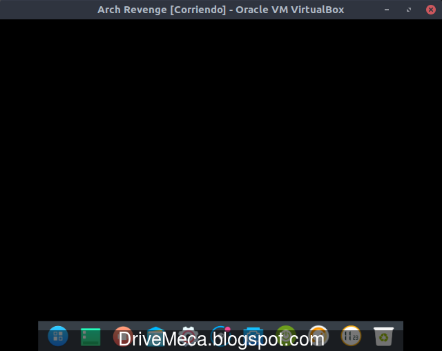 Llegamos al escritorio deepin con sus botones en la barra inferior Llegamos al escritorio deepin con sus botones en la barra inferior