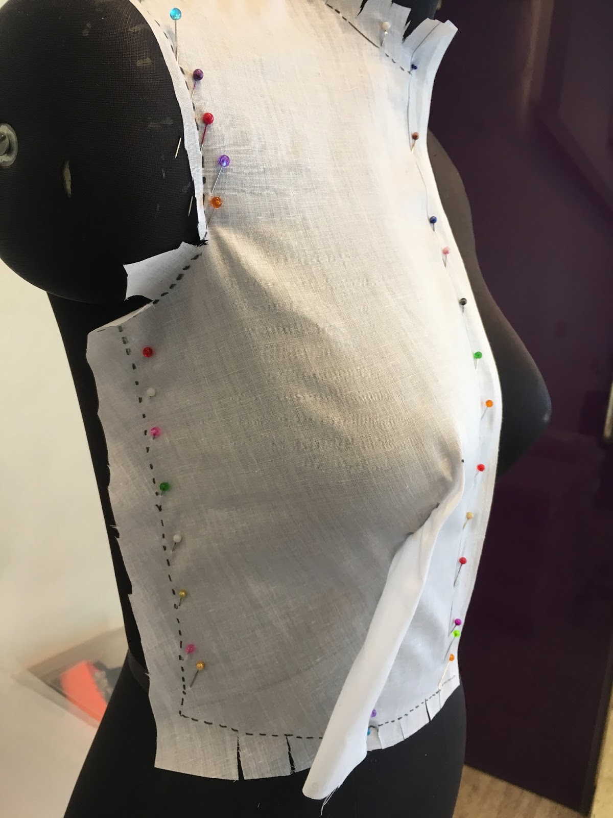 Apoorva Kumar Designs How To Drape A Basic Bodice On A Dress Form