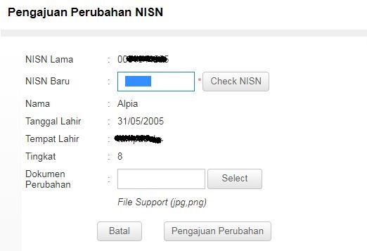 Cara Merubah Nisn Peserta Didik Kherysuryawan Id
