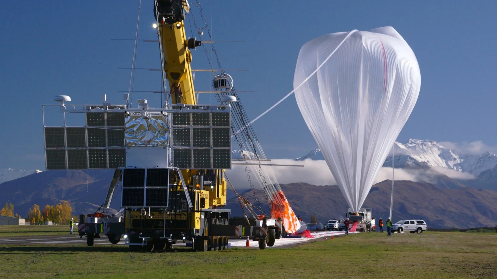 Projeto com balões da NASA semelhantes a satélites