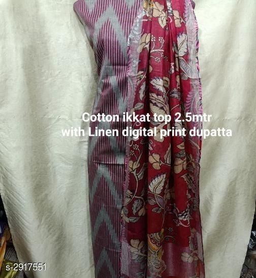 Dress Materials: Ikkat cotton ₹1570/- free COD WhatsApp +919730930485