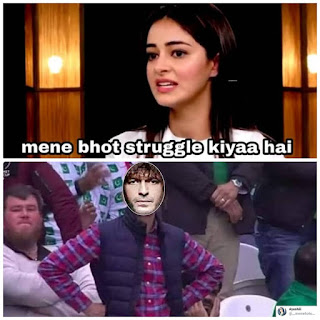 Ananya Panday Meme (Main Bahut Struggle Kiya Hai)