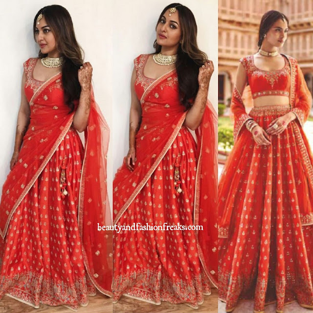 Sonakshi Sinha in Anita Dongre