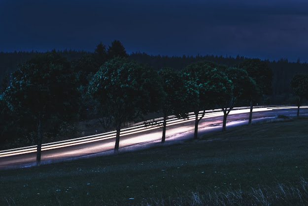 Camino de noche