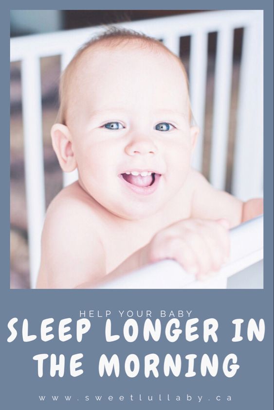 Baby Sleep Treatment How to make baby sleep longer in the morning