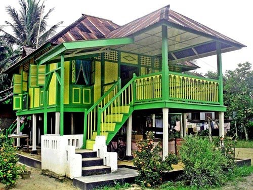 Serapoh Asli Kec Tanjung Pura Rumah Adat Melayu Sumatera Utara