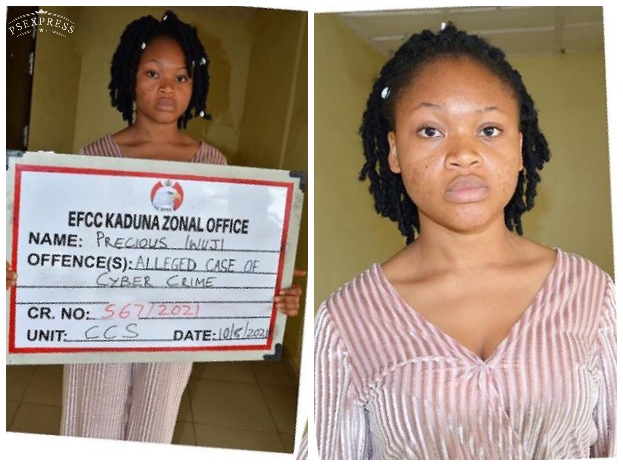 Reactions After EFCC Arrested A Lady For Selling Her Photos And Facebook Accounts To Fraudsters