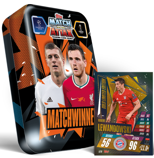 Tarjetas especiales Matchwinner edición limitada match coronó liga 2016//2017