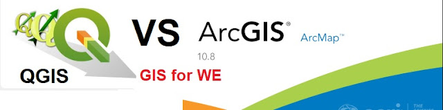 الفرق بين ArcGIS  و QGIS