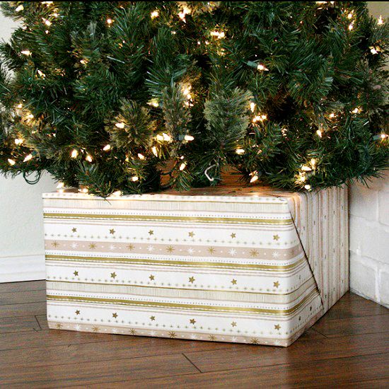 31 Ideas How To Cover A Christmas Tree Base Do it yourself ideas and