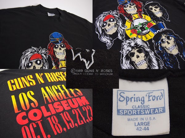 ■Guns N' Roses Tシャツ■おまけ付■1989 LAコロシアムライブ