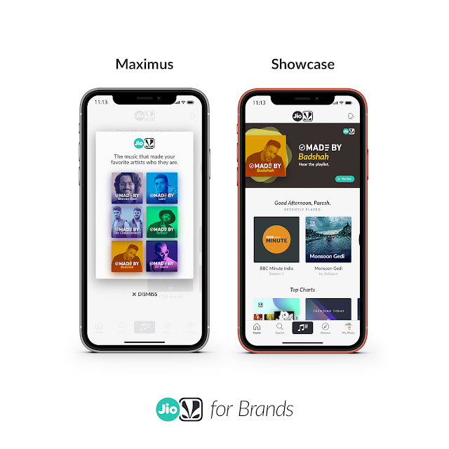 JioSaavn Announces the Launch of new Ad Experiences Maximus and Showcase, as part of Advertising 2.0 JioSaavn Announces the Launch of new Ad Experiences Maximus and Showcase, as part of Advertising 2.0