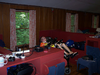 Tilting by my bunk in 2011