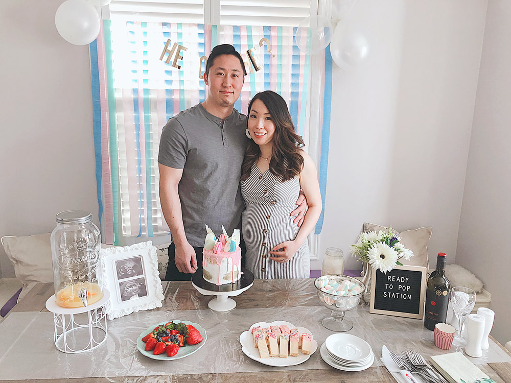 Our Baby Gender Reveal Party! (DIY Party Decor) - Ting and Things