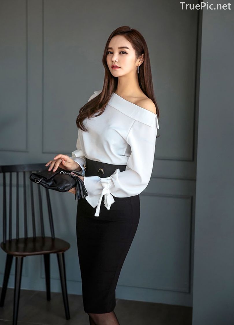 Korean Fashion Model - Chloe Kim - Indoor Photoshoot Collection - TruePic.net - Picture 37