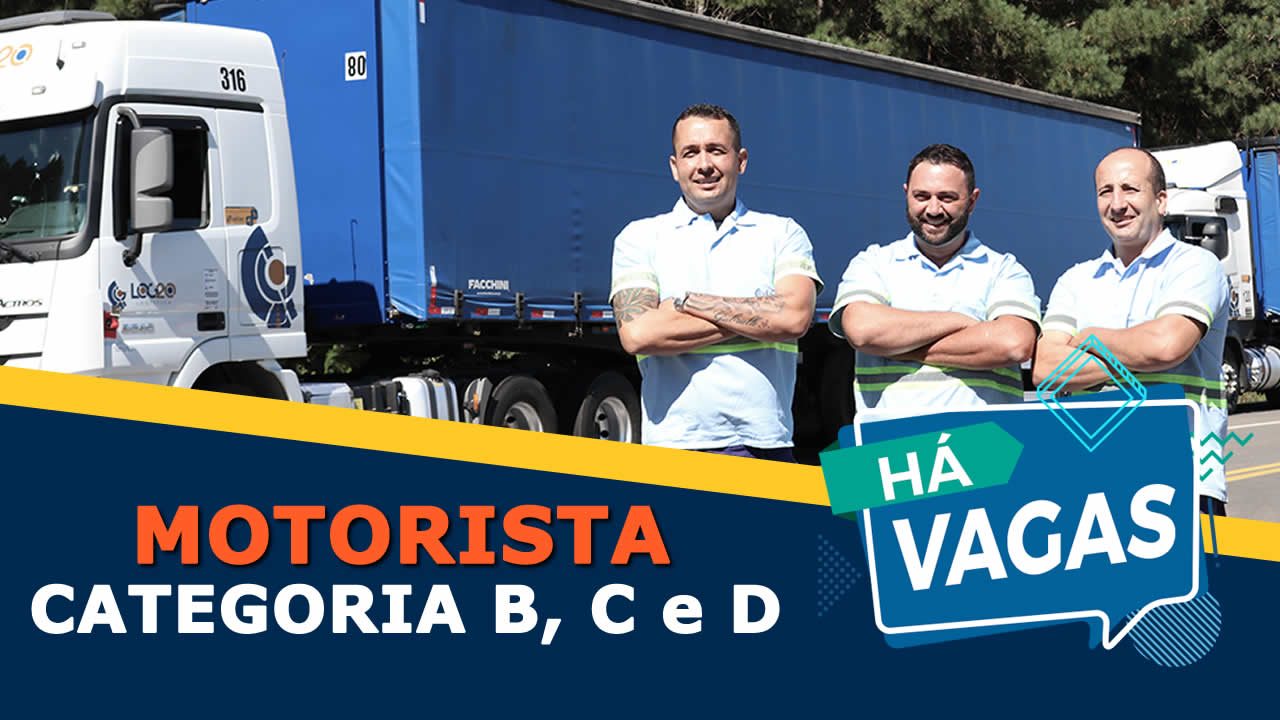 vaga para motorista