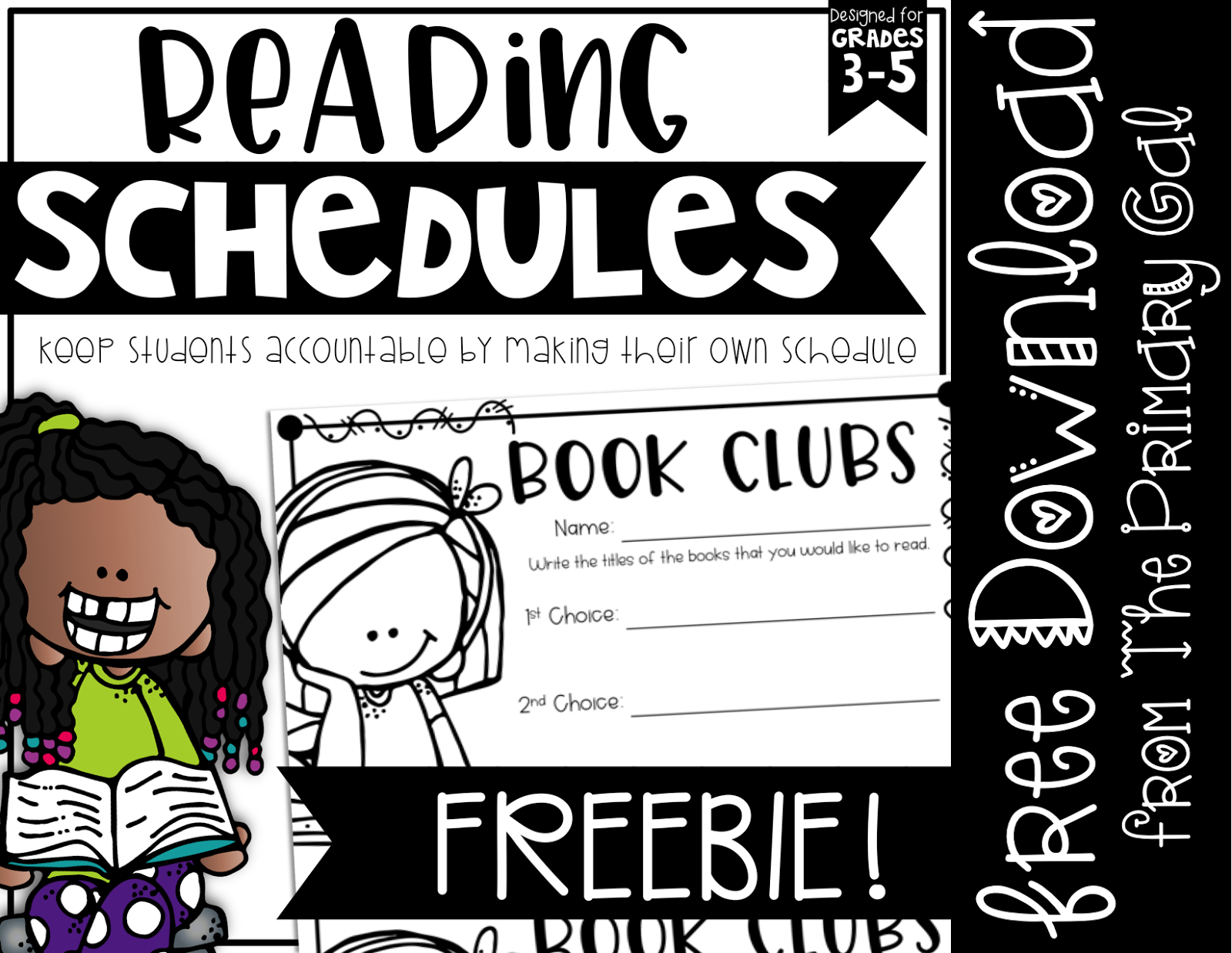 After some intense guided reading, I transition to a week for Book Club. I try to make it special and low pressure for my students. The books I have available for my kids cover not only a large variety of topics, but cover a wide range of reading levels. By including such a range of topics, the students can really relax and find something that they would truly enjoy reading and sharing about. Be sure to grab the FREEBIE reading schedule, and my book club reading logs from Tpt. {FREE, printable, reading, upper elementary}