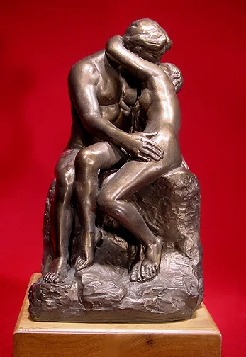 The Kiss - Auguste Rodin's most famous works, originally named Francesca da Rimini