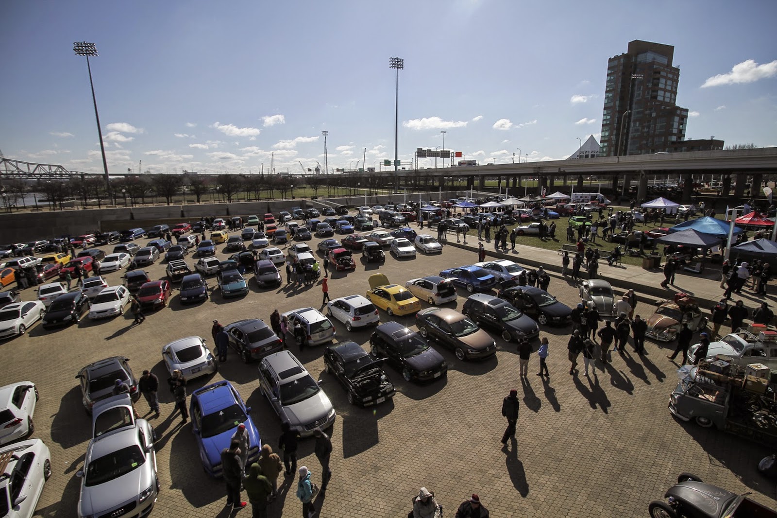 Matt Herp Photojournalist Water by the Bridge Car Show