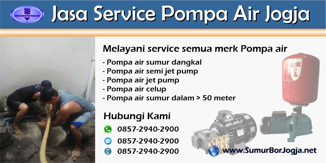jasa servis pompa air Gunung Kidul Yogyakarta