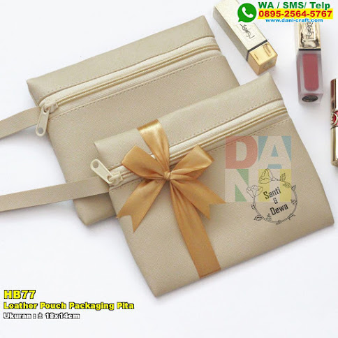 Leather Pouch Packaging Pita