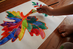 fall leaves easy watercolor craft glue kid dry leaf colored resist painting watercolour pink salt paint projects trees collect outline