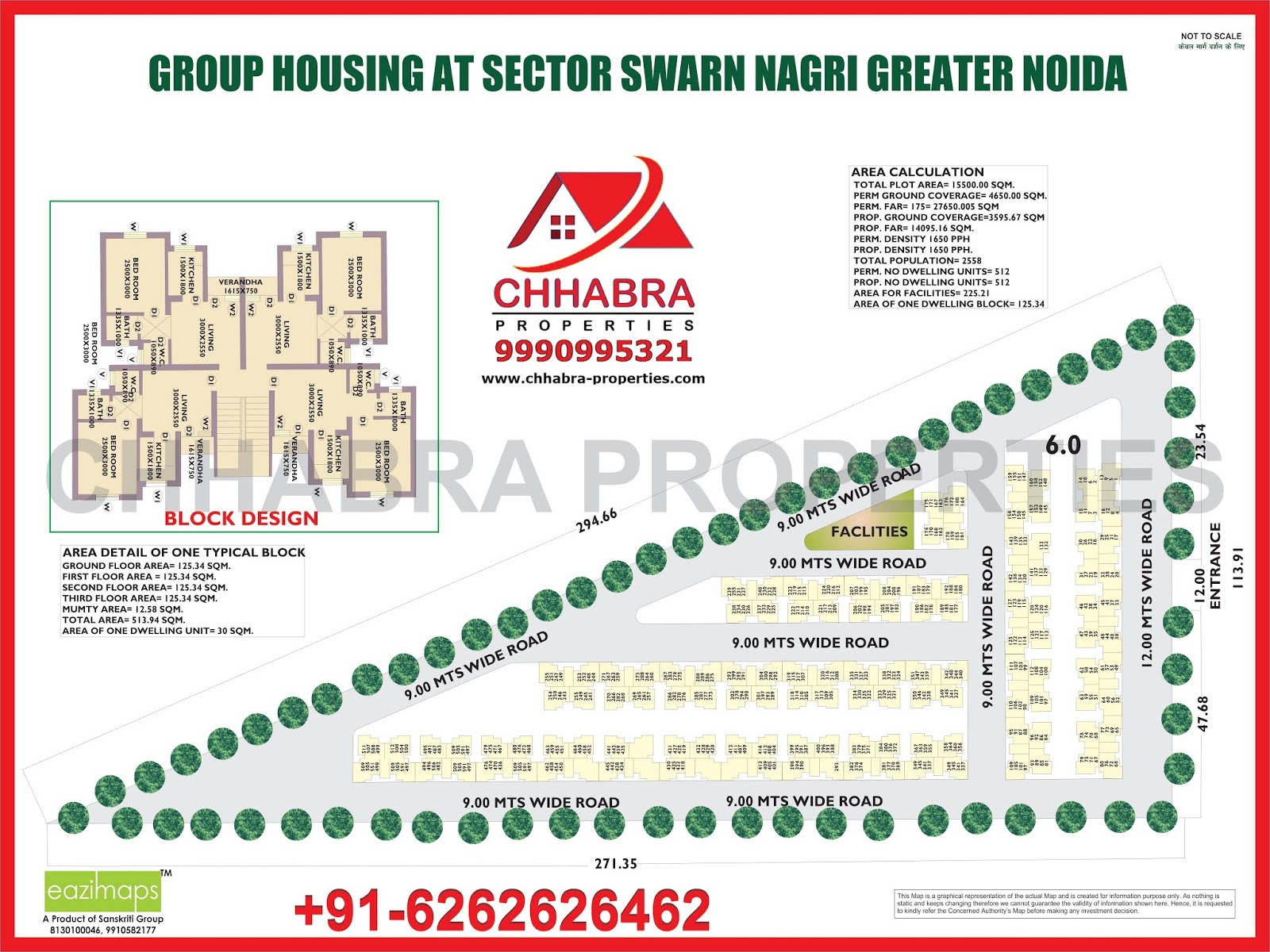 chhabra properties Alpha2 Greater Noida Map Layout Plan