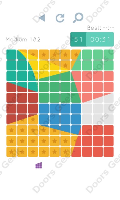 Blocks & Shapes [Medium] Level 182 Solution ~ Doors Geek