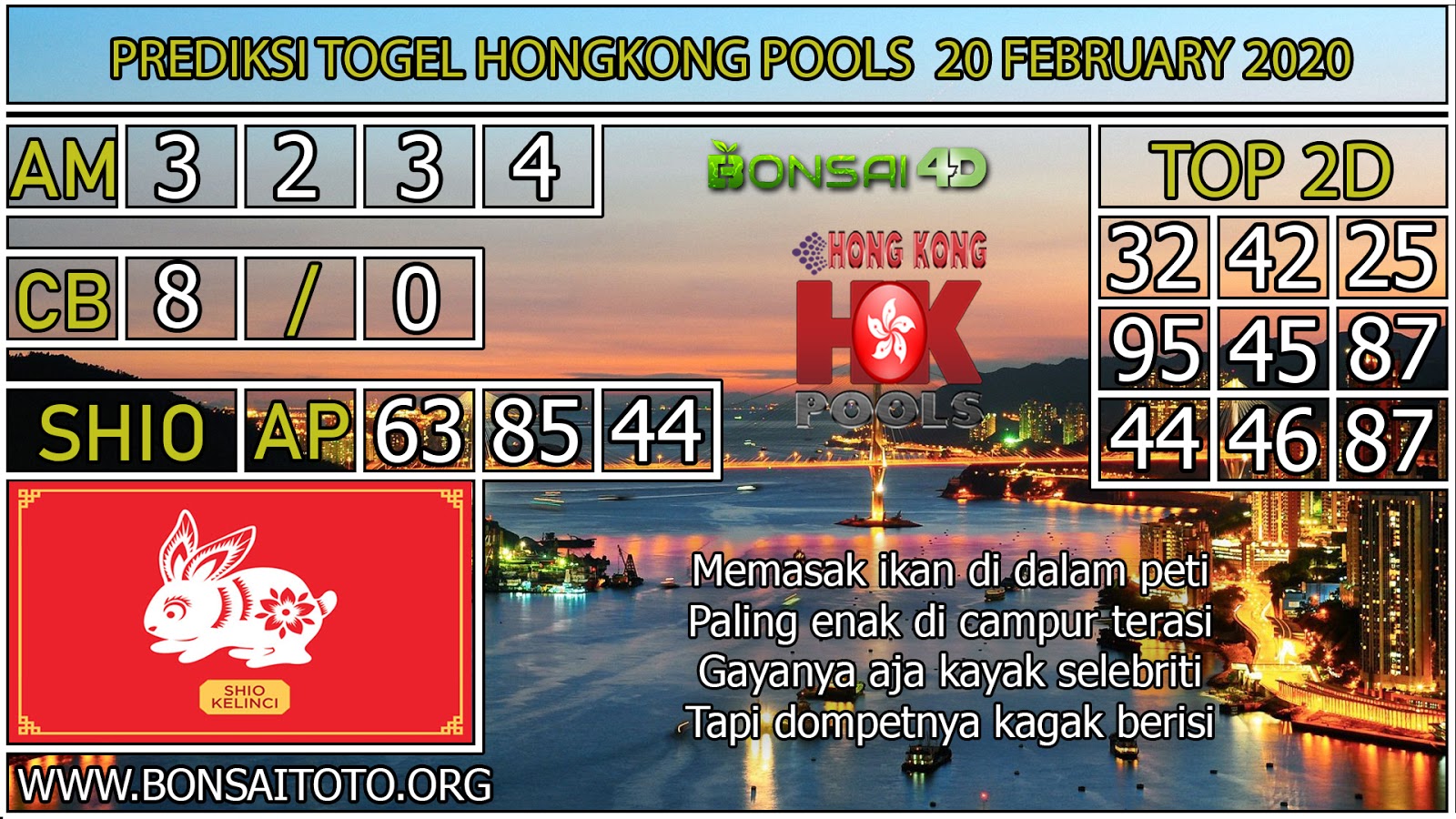 6+ Kalong Hk Pools Togel