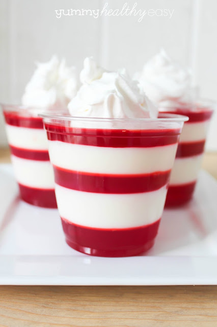 Layered Jell-o Cups
