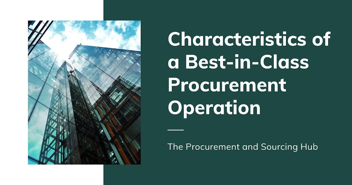The Procurement and Sourcing Hub