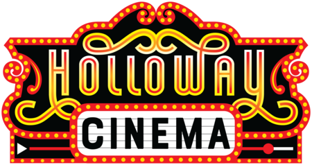 Holloway Cinema Sign With Lights All Around The Marquee With White Trademark TM