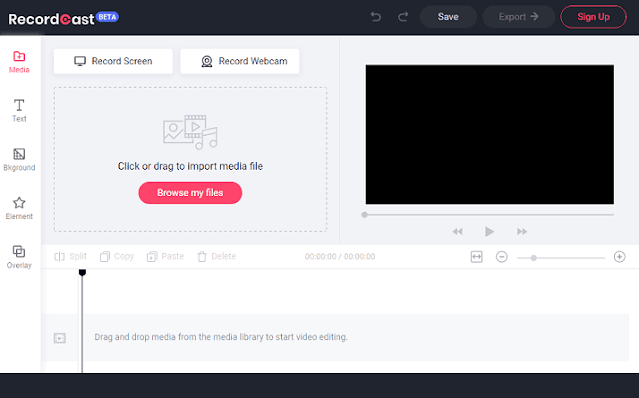Free Online Screen Recorder and Video Editor