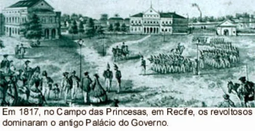 Foto antiga revoltosos no antigo palacio das princesas