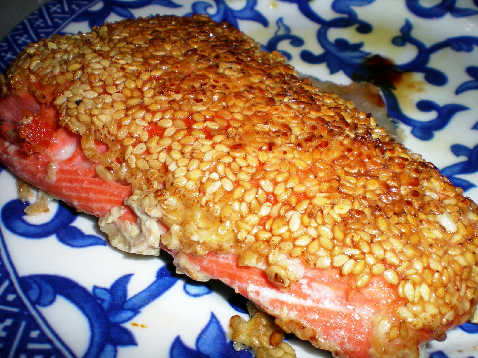 Sesame Crusted Salmon From Anne's Kitchen