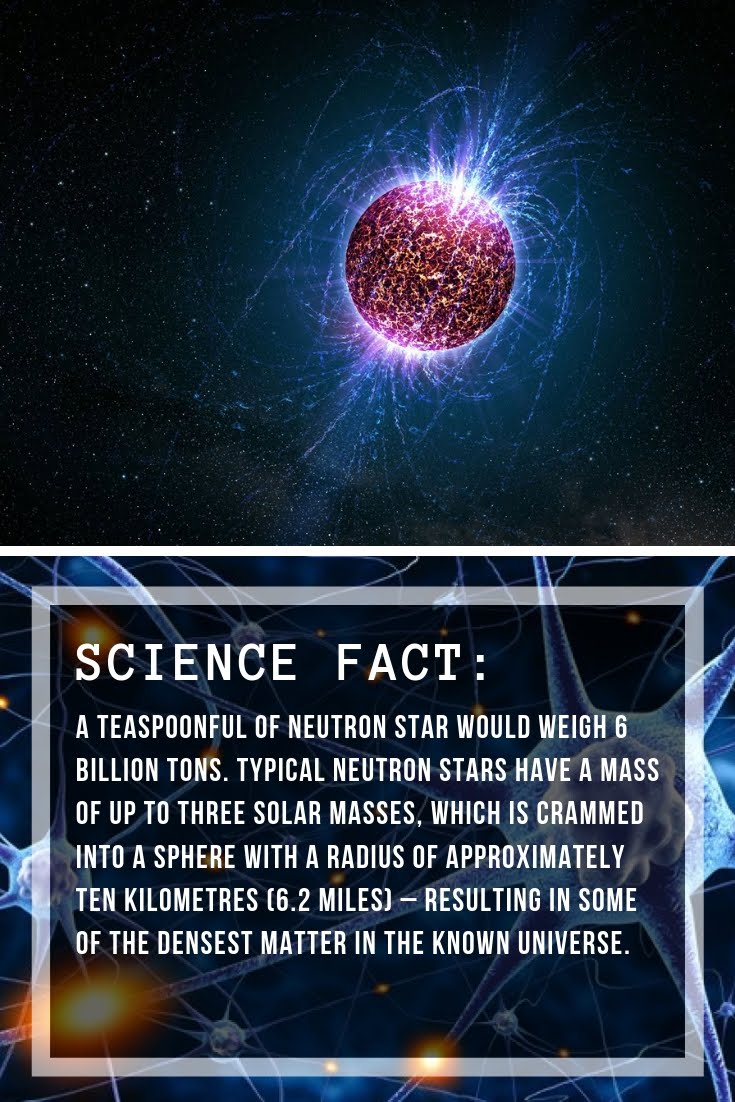 A Teaspoonful Of Neutron Star Would Weigh 6 Billion Tons Amazing Wtf