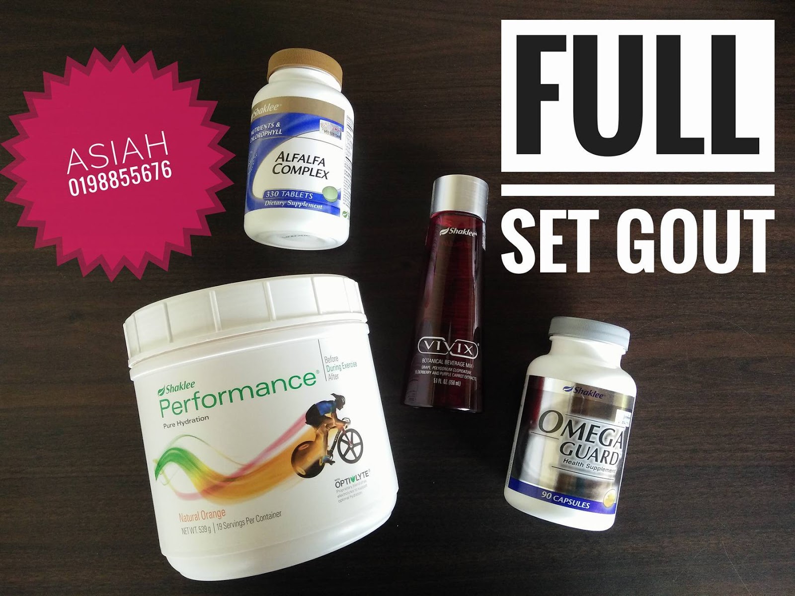 SET GOUT SHAKLEE UNTUK MEMBANTU PESAKIT GOUT