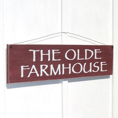 Farmhouse sign