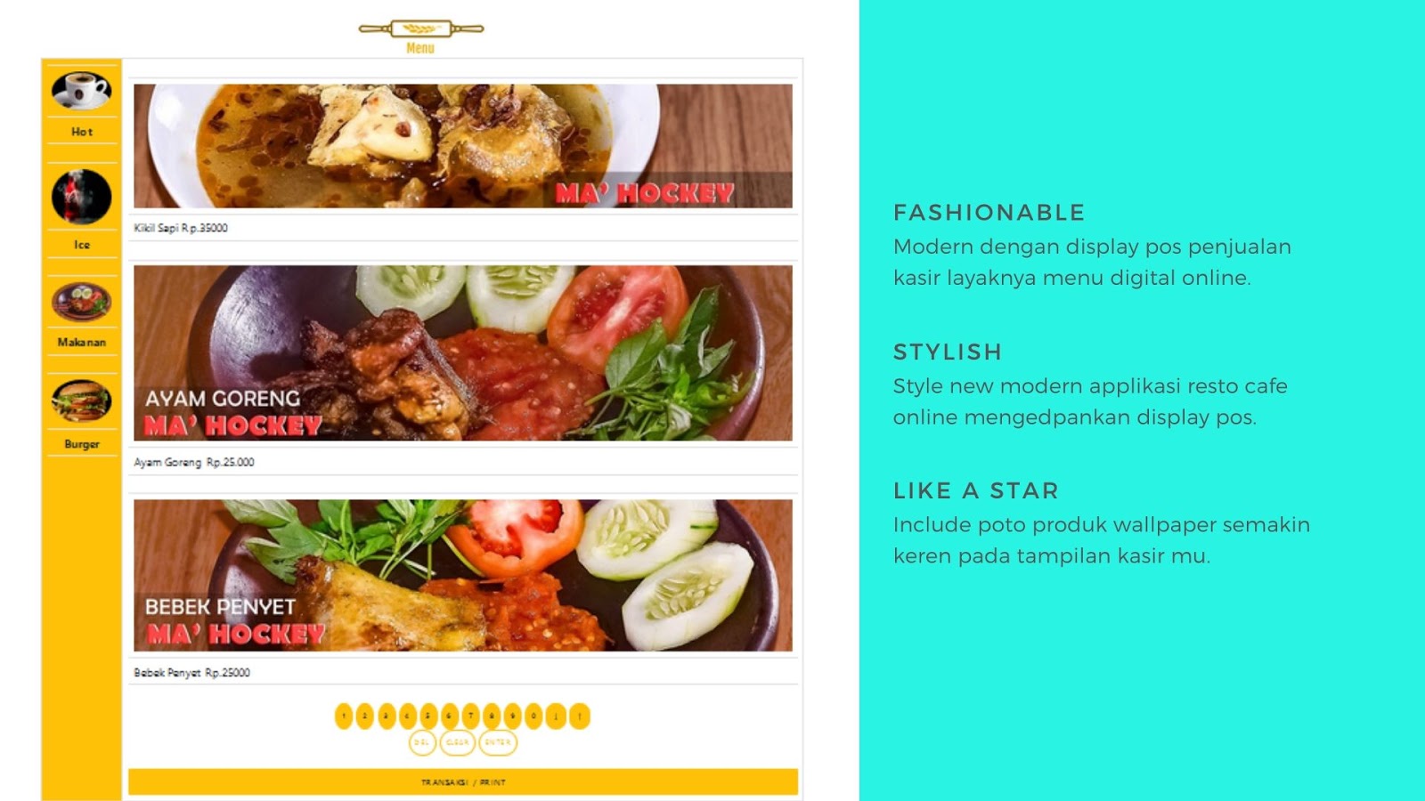 aplikasi restoran online,mesin kasir restoran murah
